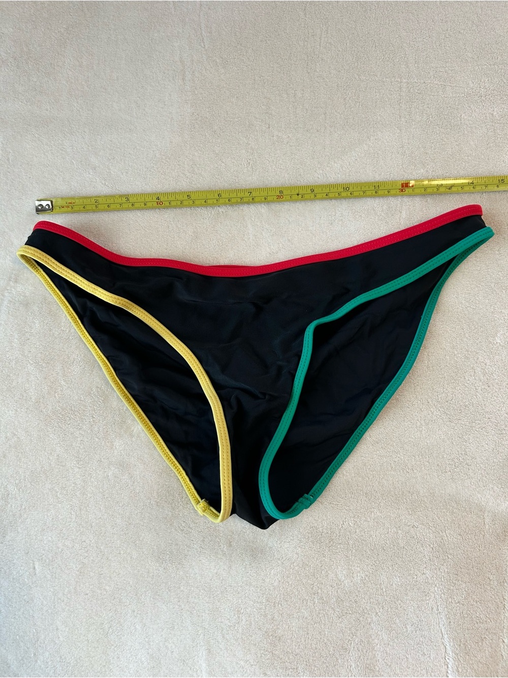Bamboo island medium bathing suit bottoms swim pool beach cheeky women Rasta